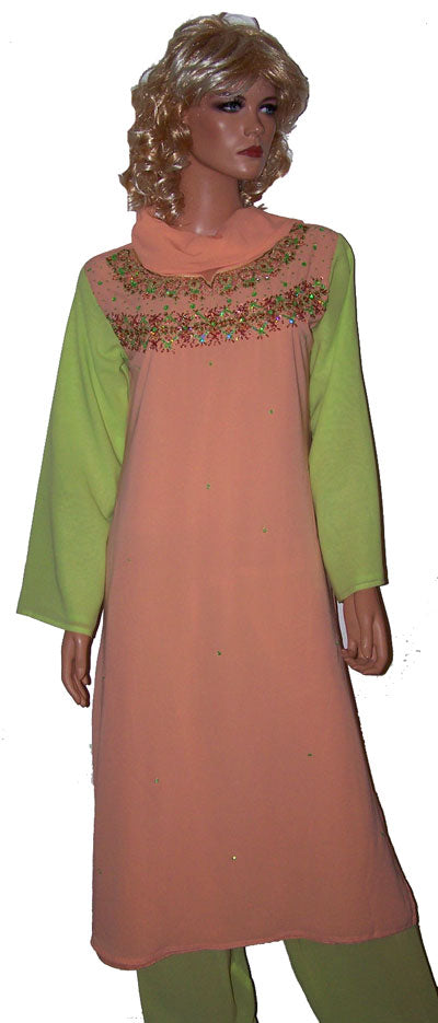 Melon  Salwar kameez Dress  Plus Chest size 40