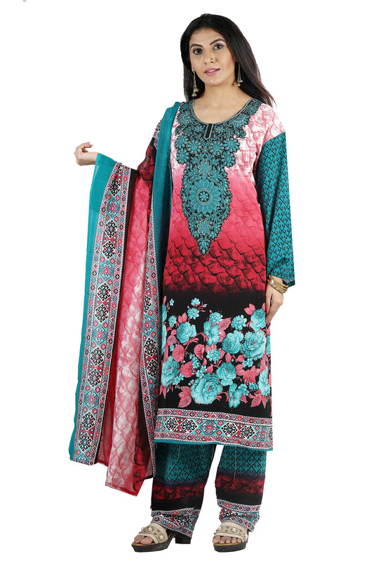 Printed  Dress Salwar kameez Dress Chest Size 52