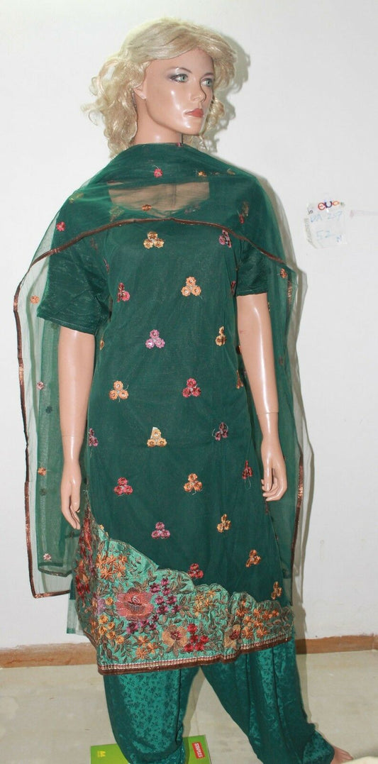 Green Indian Clothing Dress Salwar suit By Manha Plus size 52