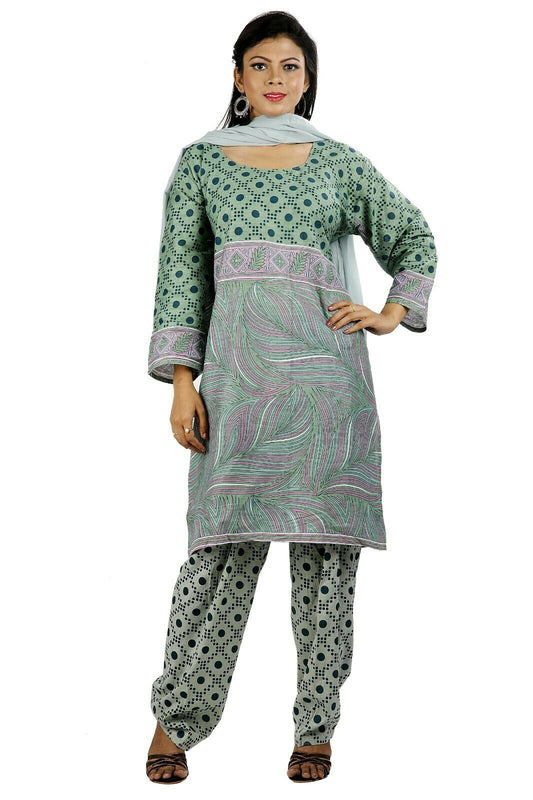 Cotton  Printed Designer Pakistani Traditional Dress Salwar kameez chest size 52