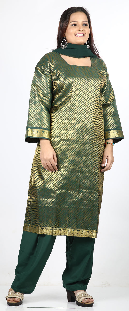 Green Designer Salwar kameez Dress Plus Size 50,52,54