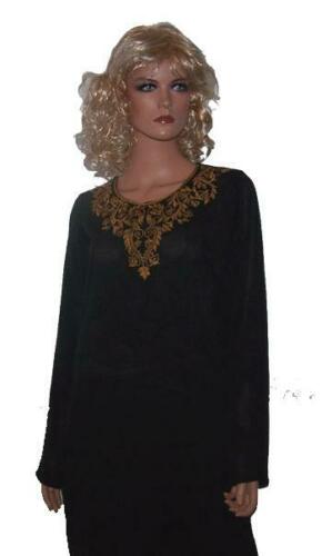 Black Long Kurta top Chest size 38,40,42,44