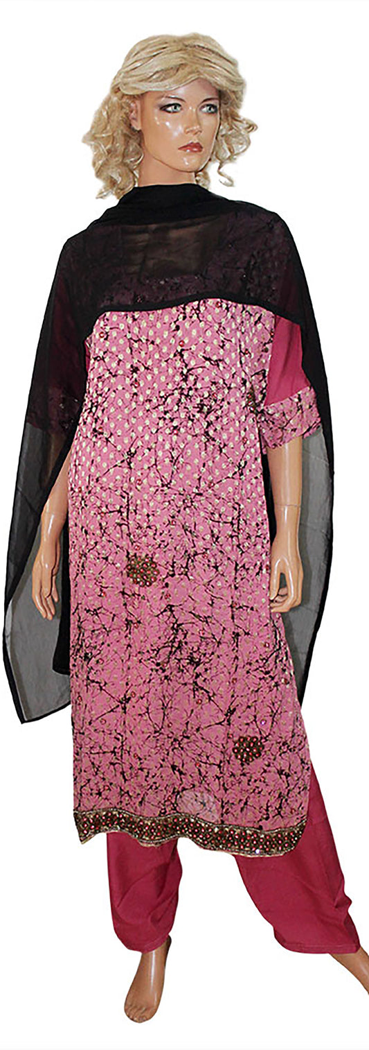 Purple Salwar kameez Dress Plus Size 54